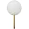 73" 2 Orb Light Floor Lamp with Marble Base